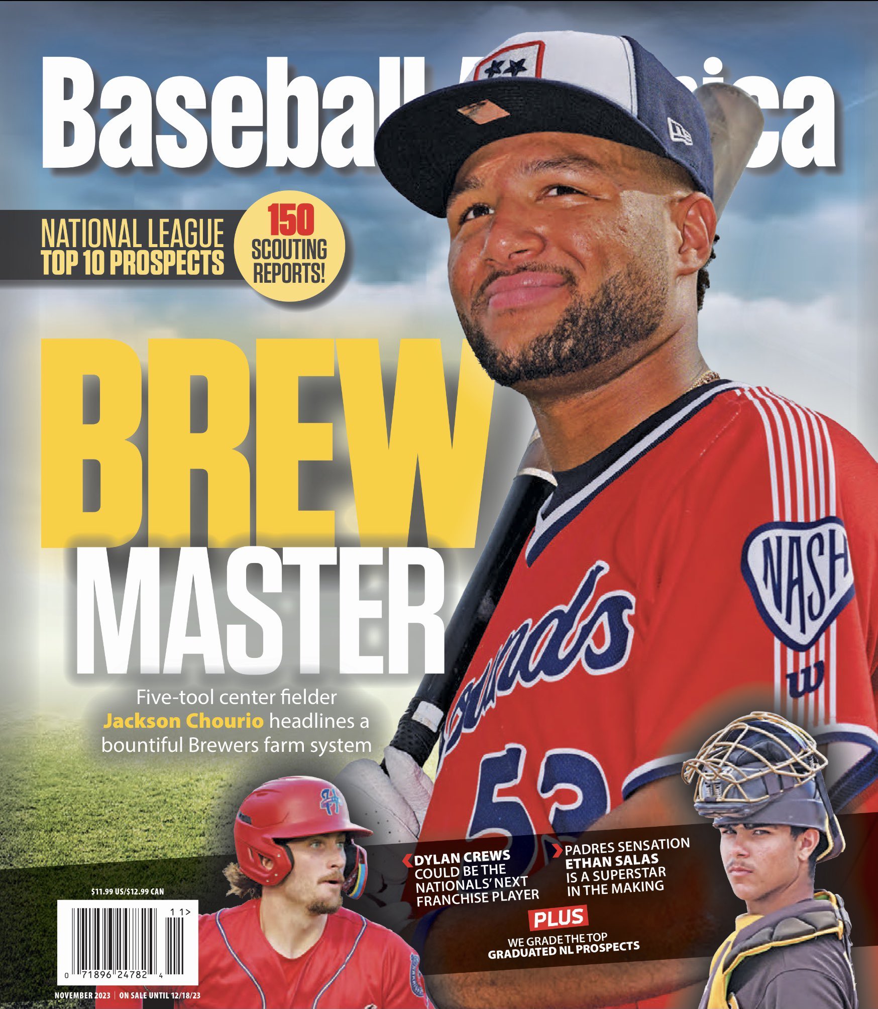 Jackson Chourio Baseball America Cover